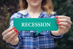 Recession, Business Concept