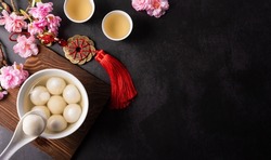 Tang Yuan(sweet dumplings balls), a traditional cuisine for Mid-autumn, Dongzhi (winter solstice ) and Chinese new year. Chinese characters FU in the article refer to fortune, wealth, money flow.