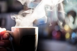 Welcome the morning with a cup of hot coffee.