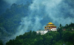 A Monastery in Gangtok