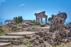 Bergama, Izmir, Turkey: Ruins Of The Ancient City Of Pergamum (The Altar Of Zeus)