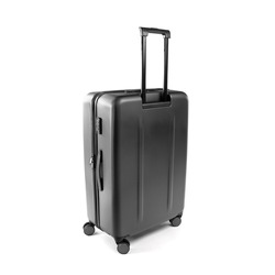 Black suitcase isolated on white background