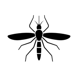 mosquito sign icon isolated vector illustration