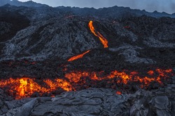 Lava channel Big Island, Hawaii