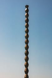 The Endless Column (Column of Infinite or Coloana Infinitului) made by Constantin Brancusi