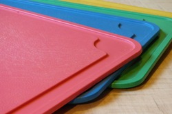 colored cutting boards