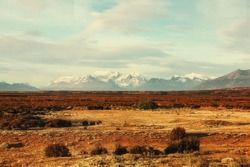 Beautiful landscape at chilean patagonia.
