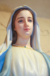 Virgin Mary catholic our lady statue 