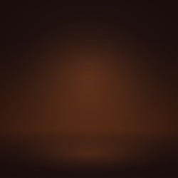 Vector of chocolate brown empty studio room background, template mock up for display of content or product.