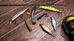 Fishing tackle - fishing spinning, lures and wobblers