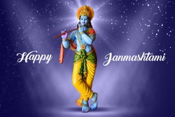 Shree Krishna, Hindu god Krishna, Happy Janmashtami