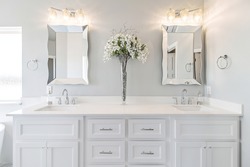 Modern White Bathroom Interior