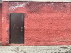 Door red vintage