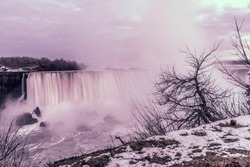 Canadian Horseshoe Niagara Waterfalls in Ontario, Canada