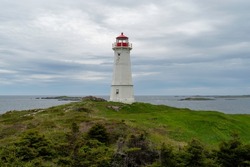 A Lighthouse on a Cape Breton coastline