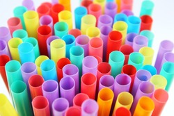 straw straws plastic drinking disposable background colourful  full screen single use straw stock, photo, photograph, picture, image, 