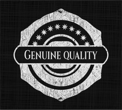 Genuine Quality chalkboard emblem