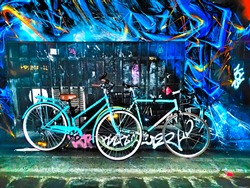 Bicycles and graffiti