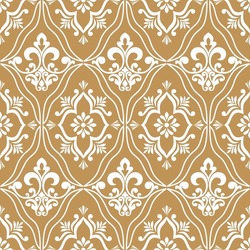 Seamless damask patterns for ornament, wallpaper, packaging, vector background