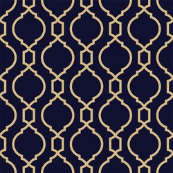 Abstract pattern in Arabian style. Seamless geometric vector background.