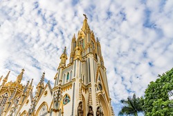 Basilica of Our Lady of Lourdes in Belo Horizonte, Brazil 