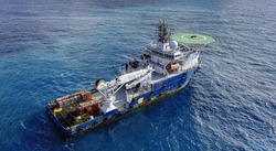 Oil and Gas field survey boat