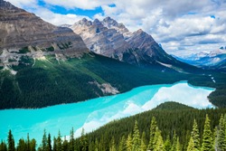 Peyto Lake of Banff National Park in Canada