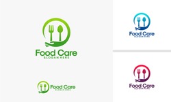 Food Care logo template, Restaurant care logo designs vector