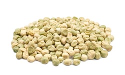 bean dried pea seeds for sowing Dried green peas background