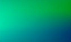 Wavy Blue and Green Gradient