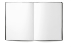 Blank open Book