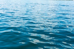 turqoiuse water close up from a lake