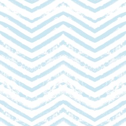 Chevron seamless vector pattern. Watercolor stripe kids background, Abstract blue print, Graphic zigzag striped texture, pastel lines backdrop.