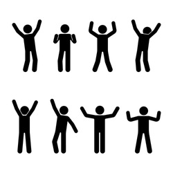 Happy People Silhouette - Free Stock Photo by mohamed hassan on ...