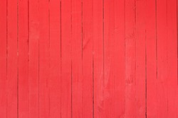 Background image of a wooden wall painted in bright red color