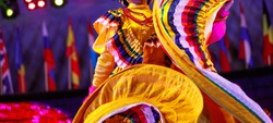 Mexican traditional costume for girl