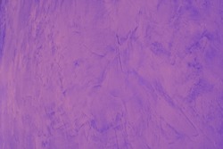 Purple Modern abstract background. Violet venetian plaster texture Venetian stucco wall color trends. High resolution texture. 
