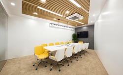 Large conference room interior architecture