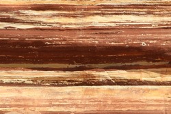 Horizontally striped natural stone texture background. Rock formation in the Kalbarri National Park, Western Australia