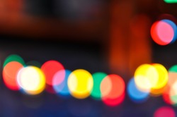 colorful bokeh,  lights blurred bokeh background