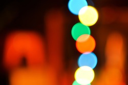 colorful bokeh,  lights blurred bokeh background