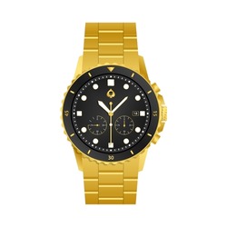 Fashion Mens Gold Stainless Steel Watches Luxury Minimalist Quartz Wrist Watch Men Business Casual Watch