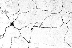 White black grey wall, floor with pattern and cracks, texture background