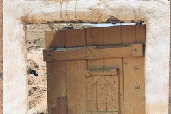 The door of a Saudi heritage house