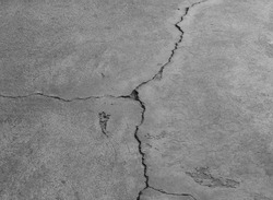 old concrete floor with crack texture