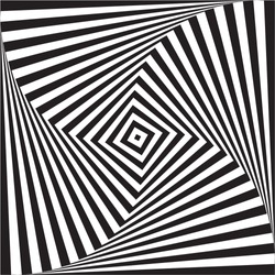 Vector background optical illusion