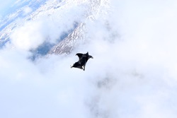 wingsuit over Norway