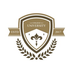 University education logo design