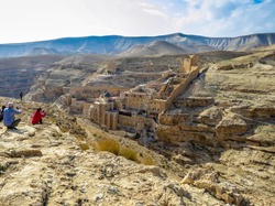 The Holy Lavra of Saint Sabbas the Sanctified, known in Arabic as Mar Saba, is an Eastern Orthodox Christian monastery overlooking the Kidron Valley.