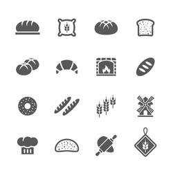 Bakery/ bread icons set.